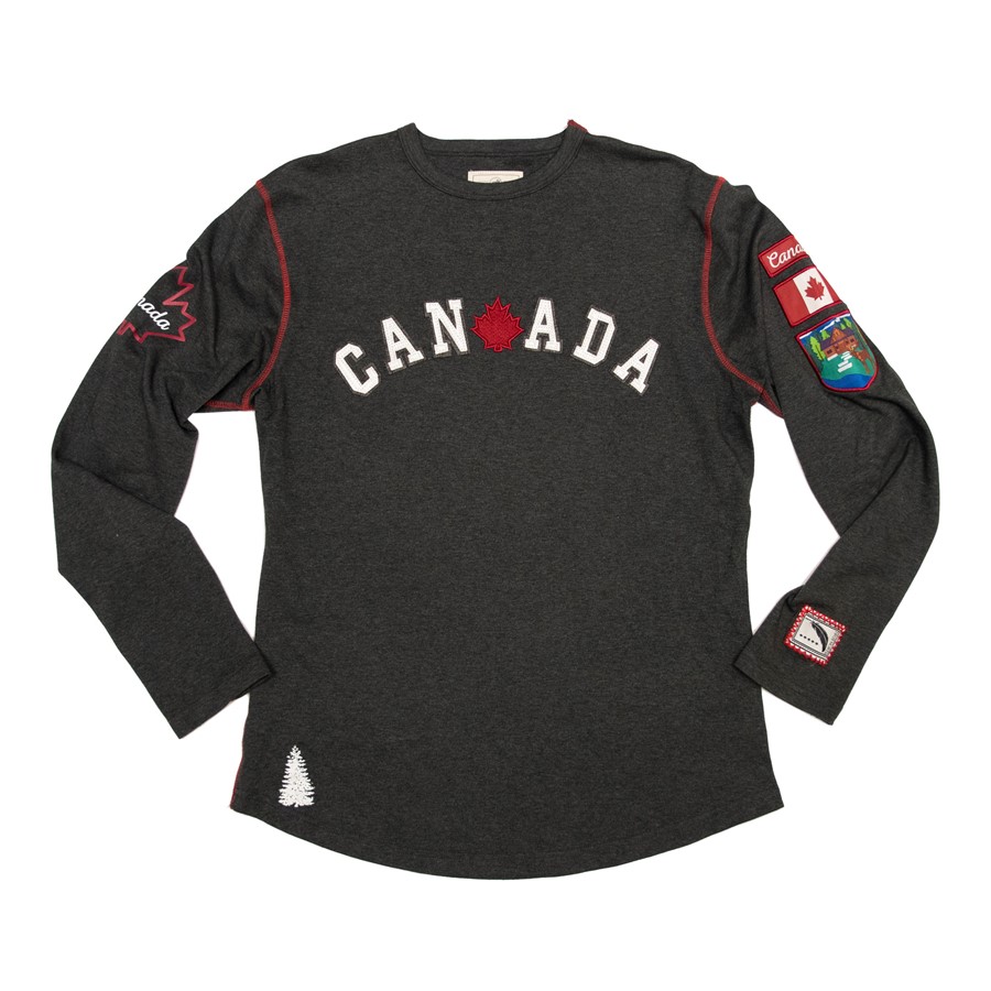 LADIES  CANADA PATCH SHIRT