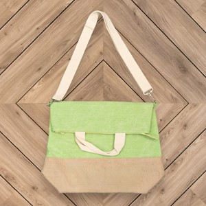 N&O VINTAGE BOARDWALK JUTE BAG